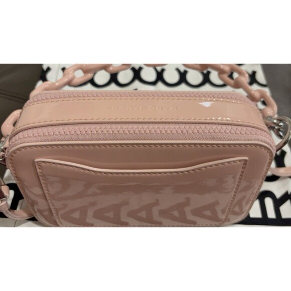 Marc Jacobs The Snapshot Patent Camera Bag In Pink - Picture 10 of 13